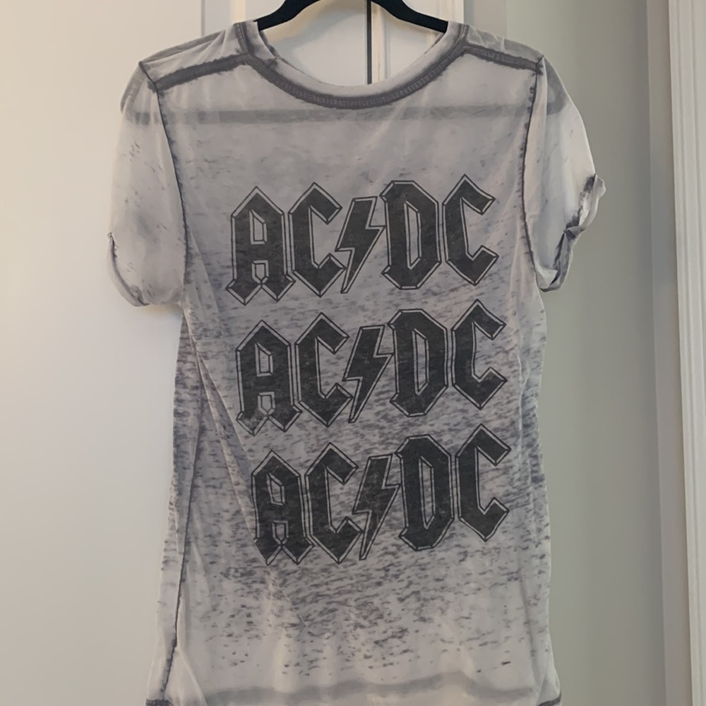 VICI “Recycled Karma” Sheer AC/DC Tee Shirt